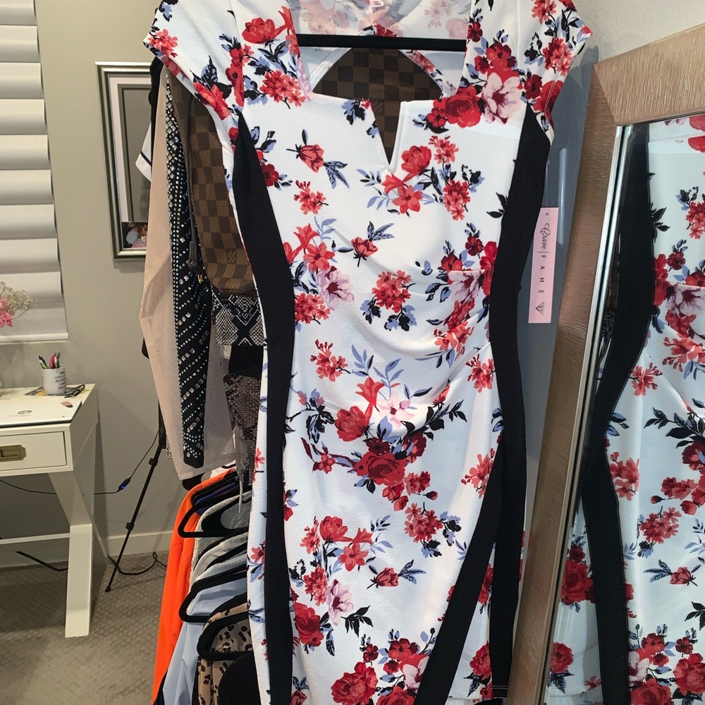Floral Print Midi Dress